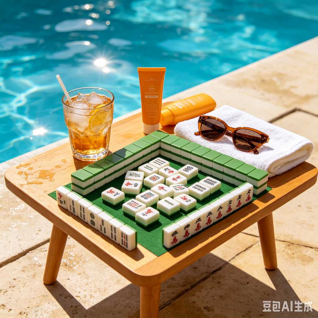 simple text mahjong tiles