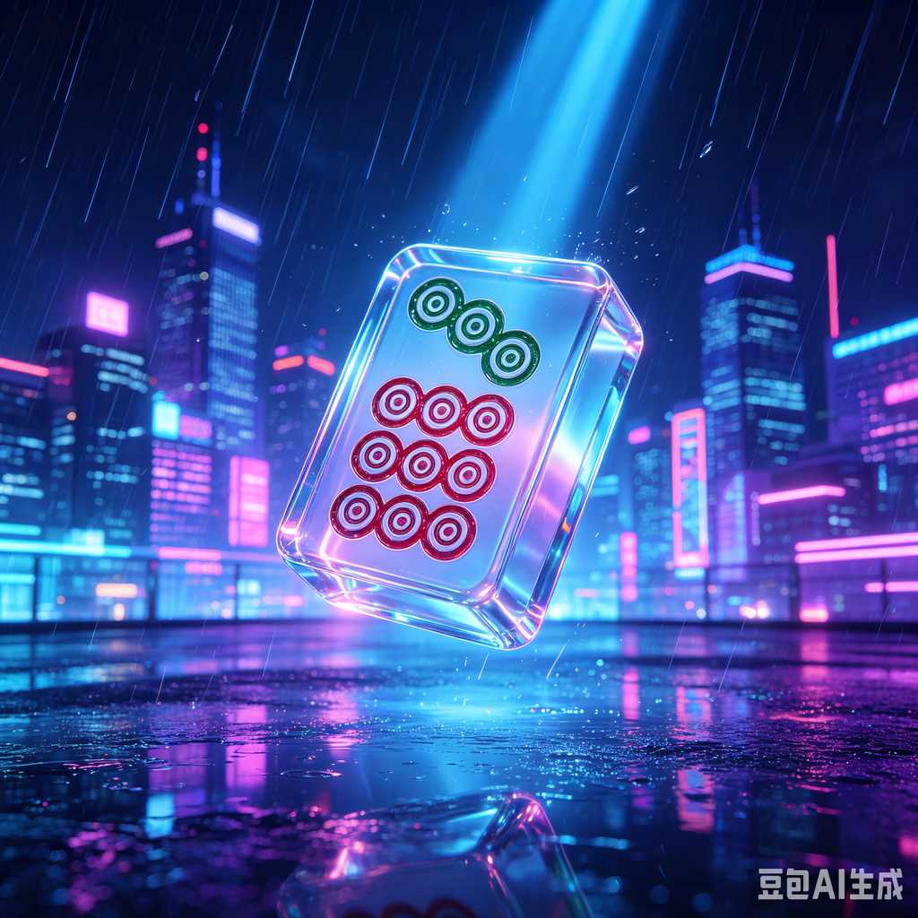 mahjong set with dice and chips