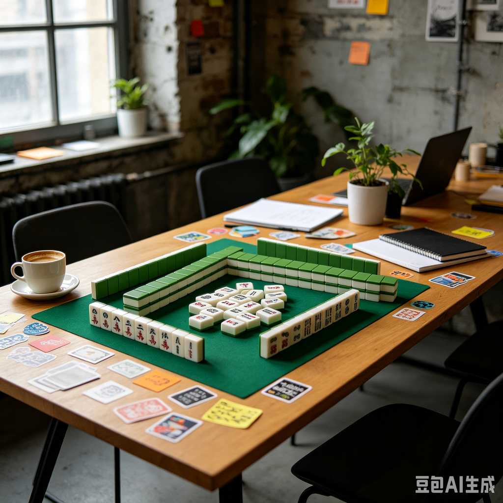 green mahjong tiles