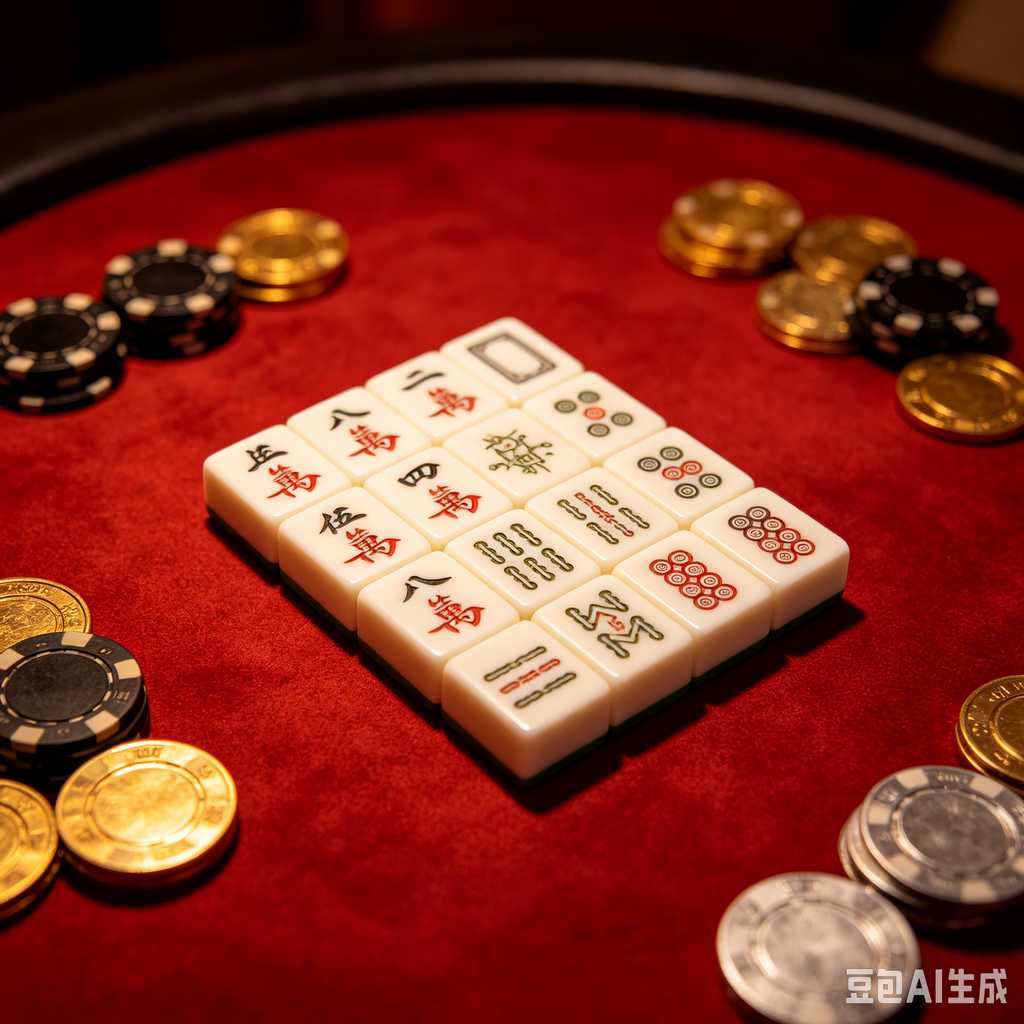 mahjong set for home entertainment